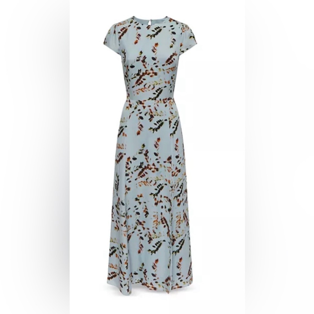 Reiss Livia Blurred Floral Midi Dress - Picture 4 of 16